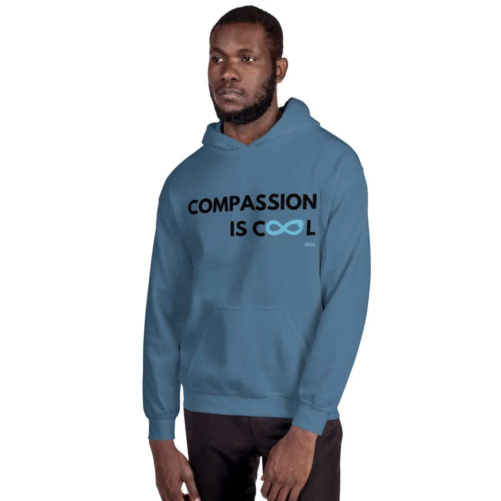 Compassion is Cool - Unisex Hoodie - Black Print