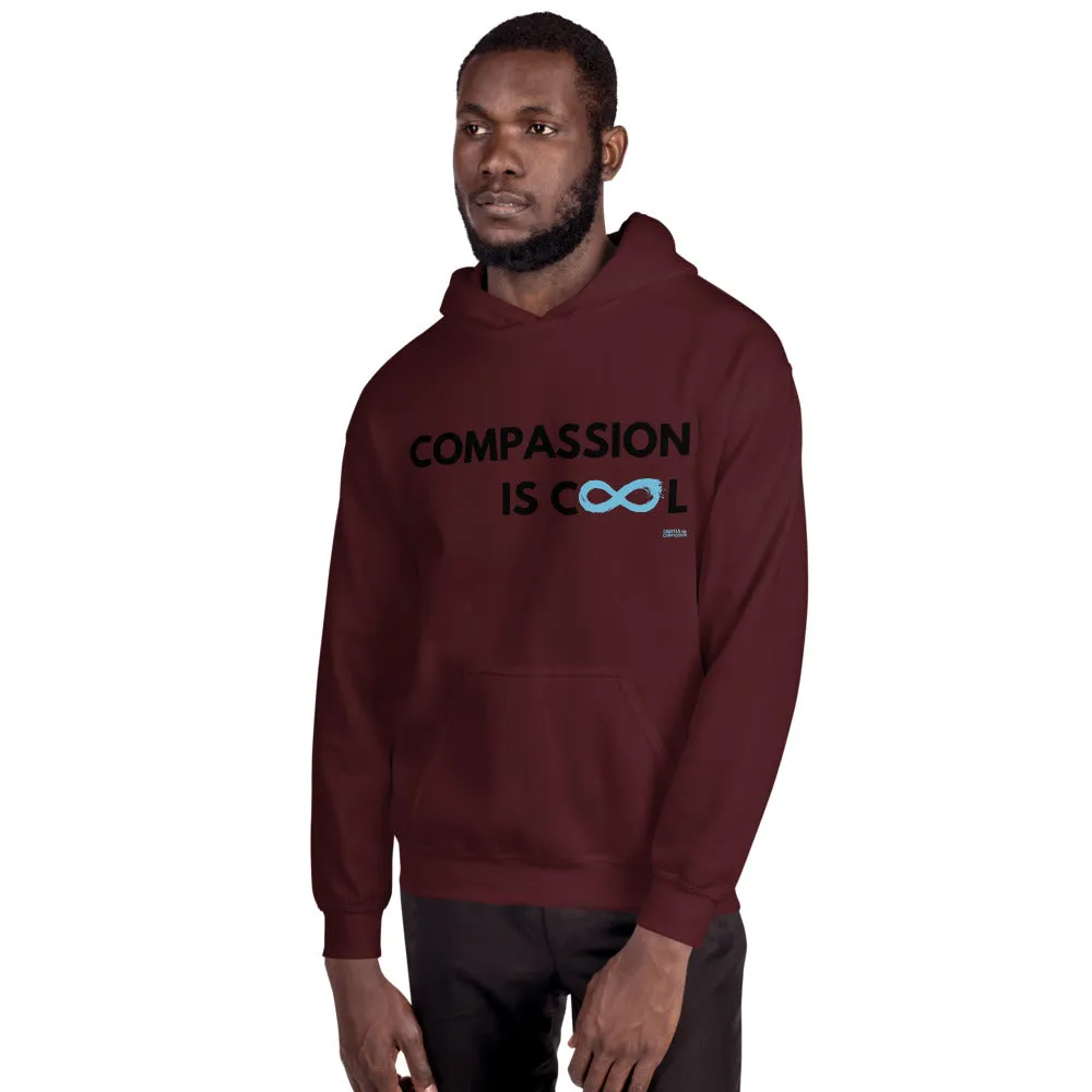Compassion is Cool - Unisex Hoodie - Black Print