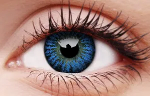 Cool Blue Coloured Contact Lenses