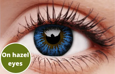 Cool Blue Coloured Contact Lenses