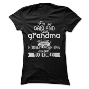 Cool Oakland Football Grandma