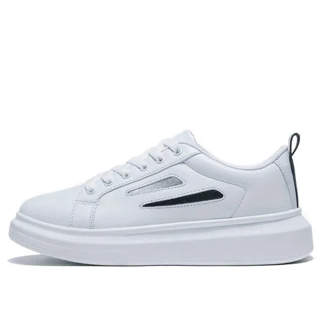 Couples White Sneakers Men Classic Skateboard Shoes Women Basket Femme 2019 Walking Flats-Shoes Men Sports Shoes Chaussure Femme