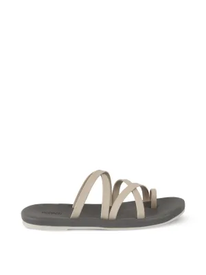 Criss Cross Strap Flat Slides