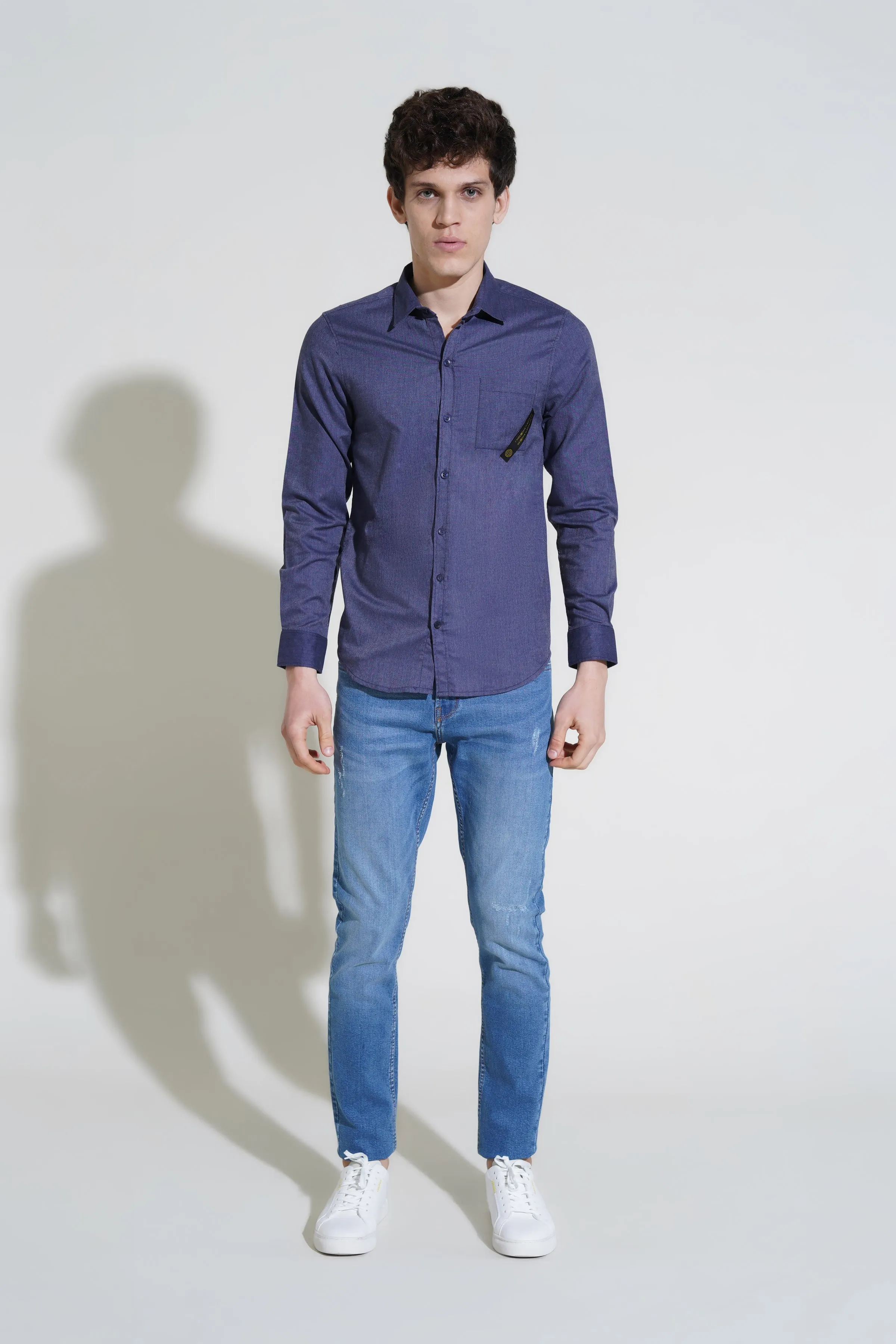 Dark Blue Casual Shirt FS