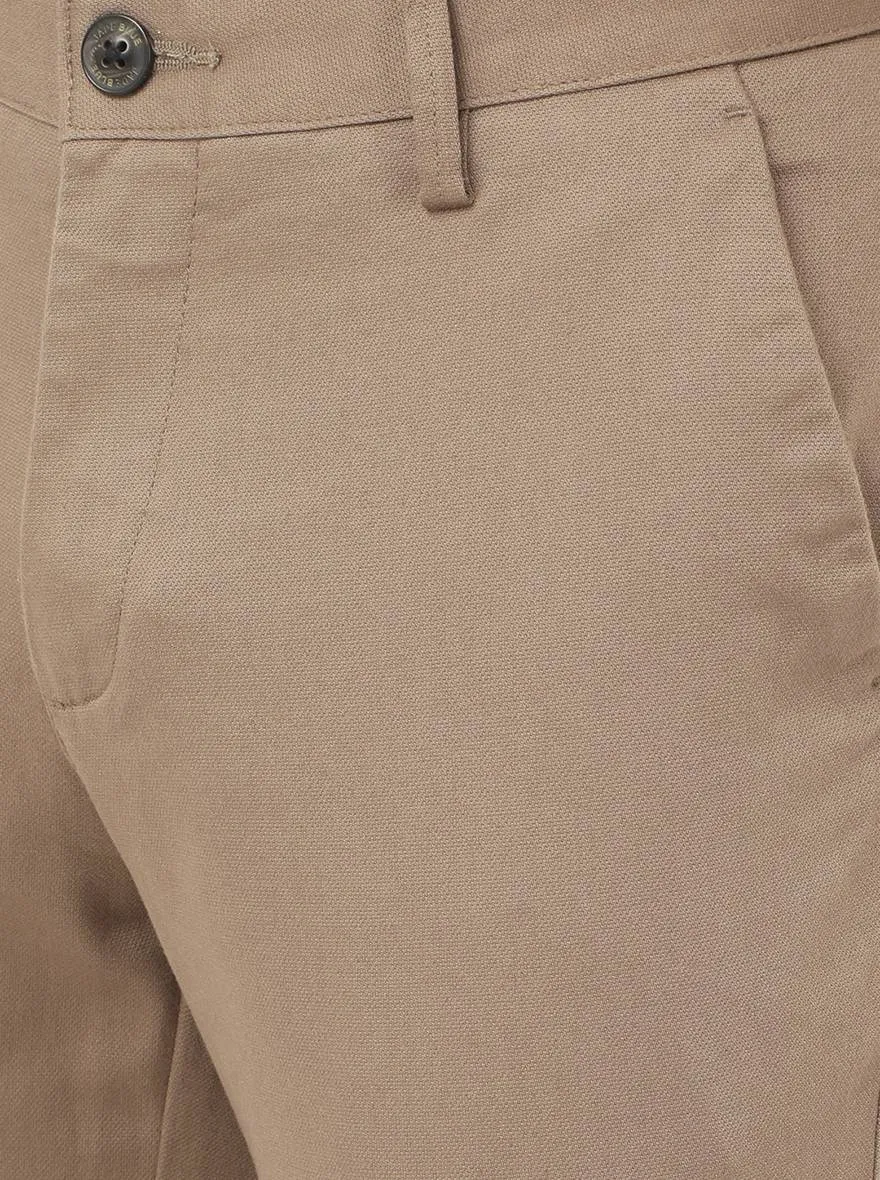 Dark Grey Solid Uno Fit Casual Trouser | JadeBlue