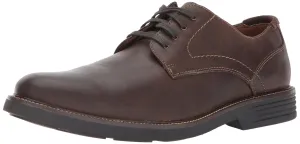 DOCKERS Mens Parkway Leather Dress Casual Oxford Shoe with Stain Defender, Dark Brown, 10 W
