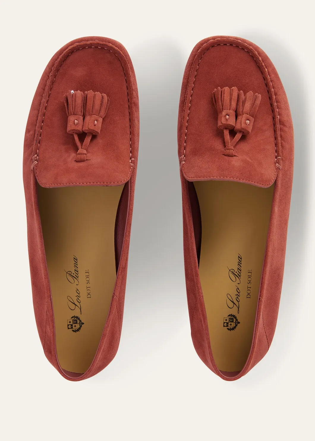Dot Sole Walk in Cinnamon Suede for Women