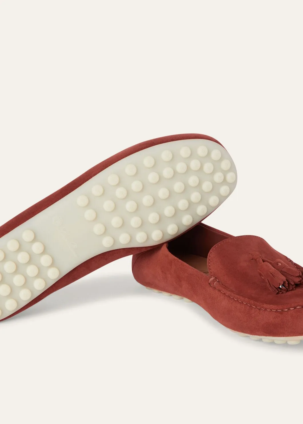 Dot Sole Walk in Cinnamon Suede for Women