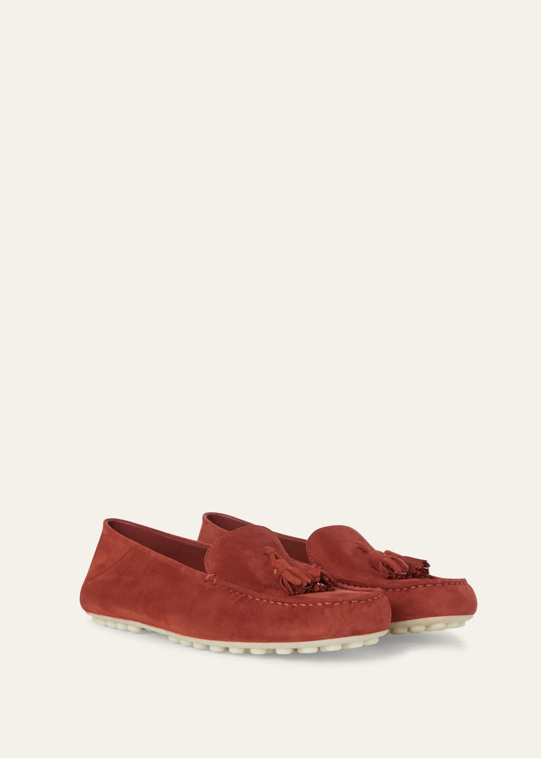 Dot Sole Walk in Cinnamon Suede for Women
