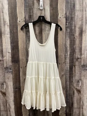 Dress Casual Short By Cherish In Ivory, Size: M