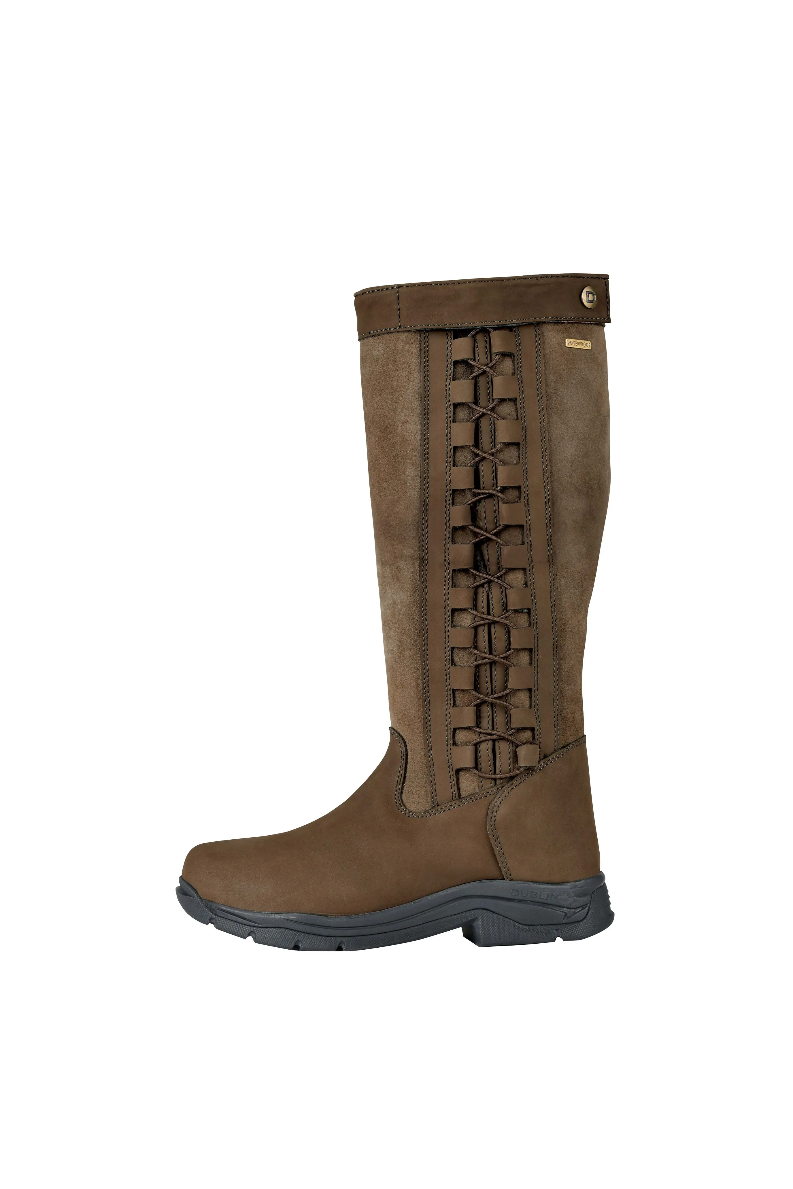 Dublin Chocolate Pinnacle III Laced Country Boots