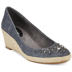 Easy Spirit Womens Eskalijo Jeweled Espadrille Wedge Heels