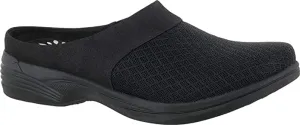 Easy Street Womens Cozy Casual Flats Shoes, Black, 6