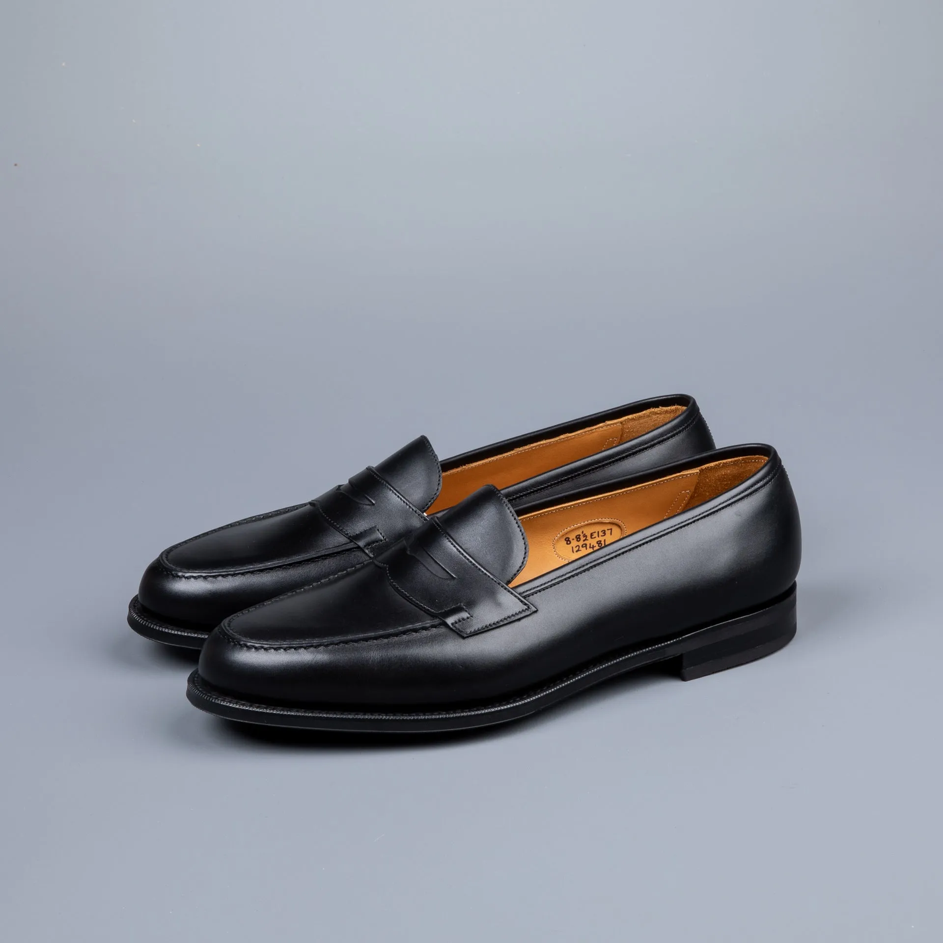 Edward Green Duke in Black Calf on R1 Sole