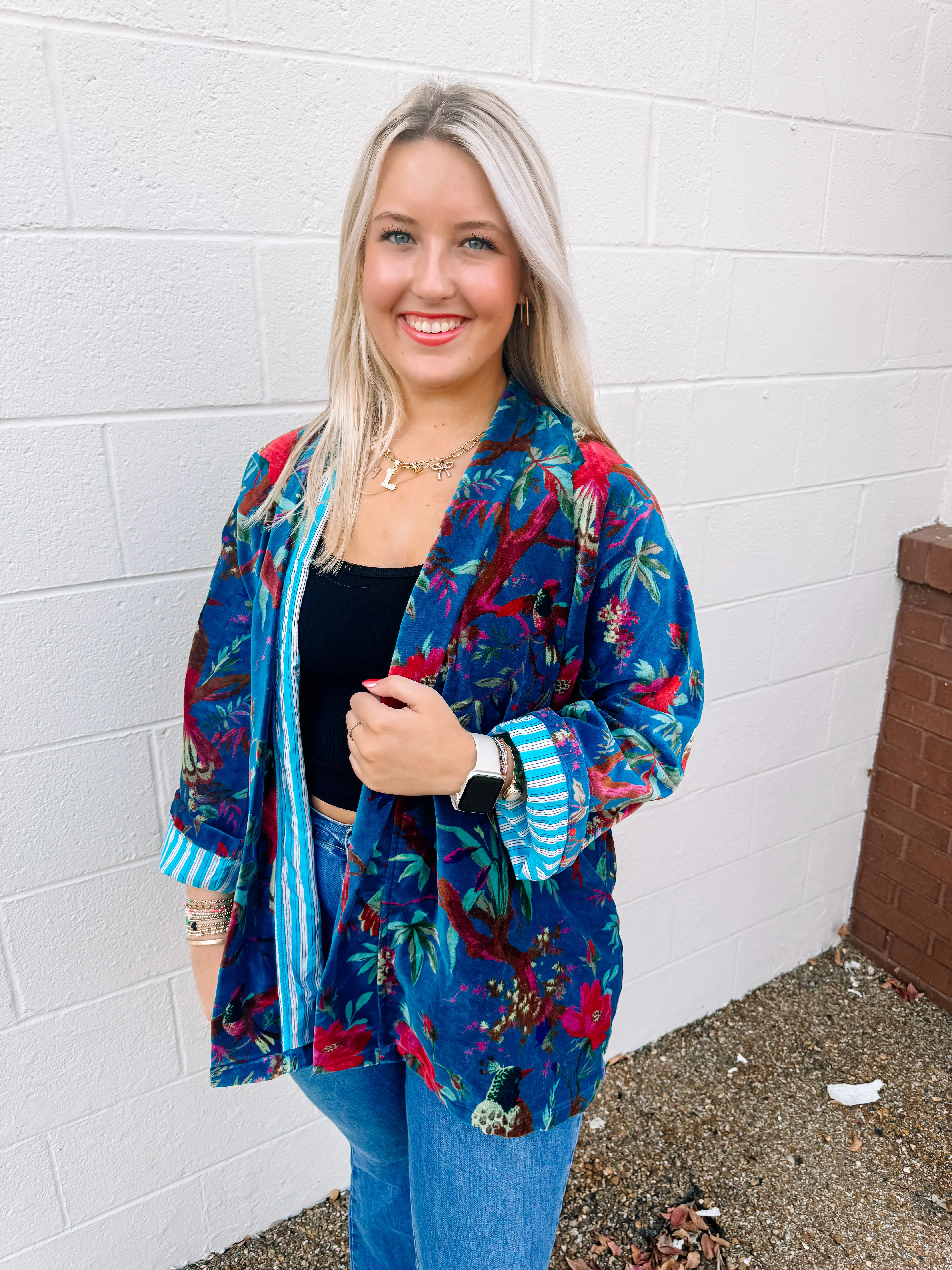 EJ Velvet Jacket in Kodachrome