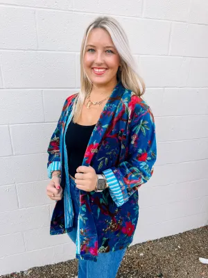 EJ Velvet Jacket in Kodachrome