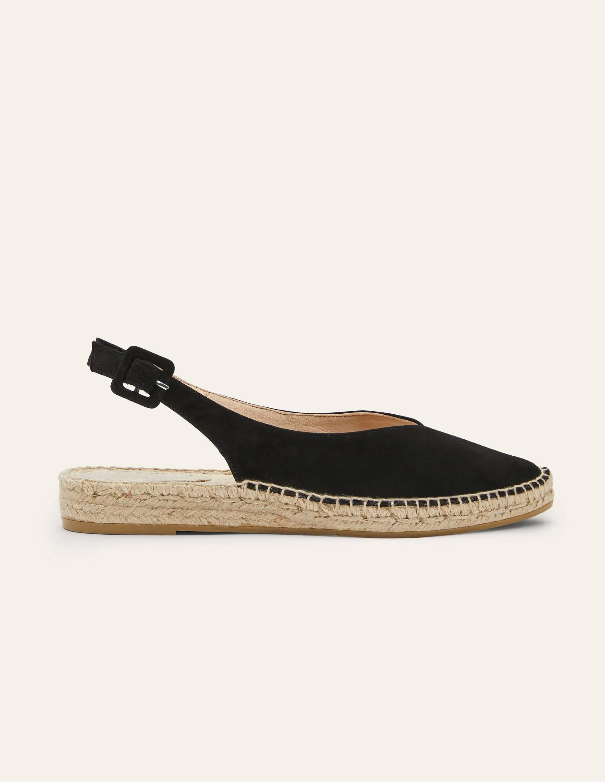 Espadrille-Riemchensandalen-Schwarz