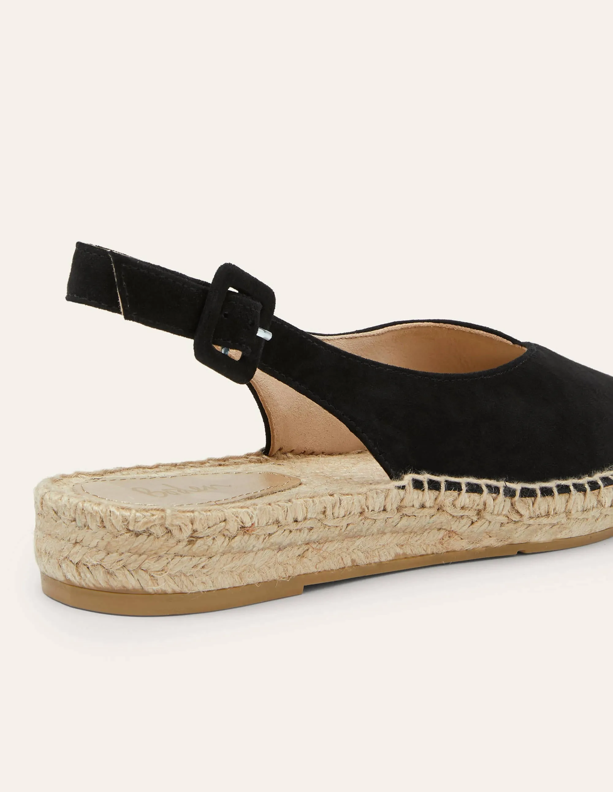 Espadrille-Riemchensandalen-Schwarz