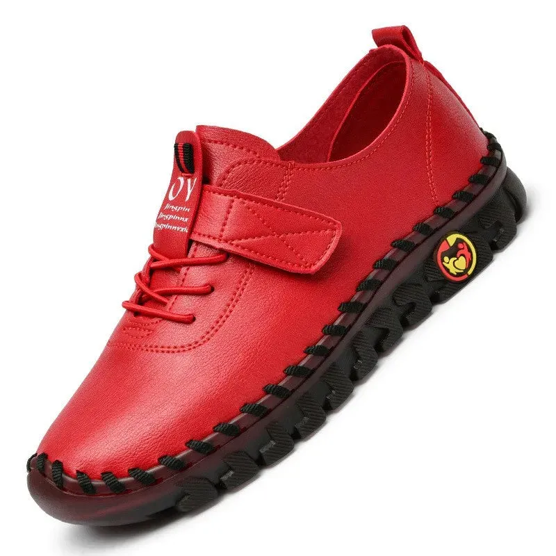 Eva - Leren Flats van Microvezel - Stijlvol en Comfortabel
