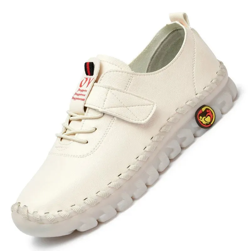 Eva - Leren Flats van Microvezel - Stijlvol en Comfortabel