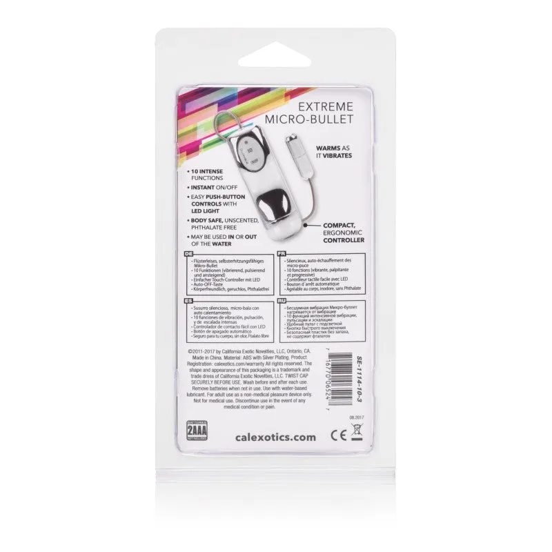 Extreme Pure Gold Micro Bullet Silver