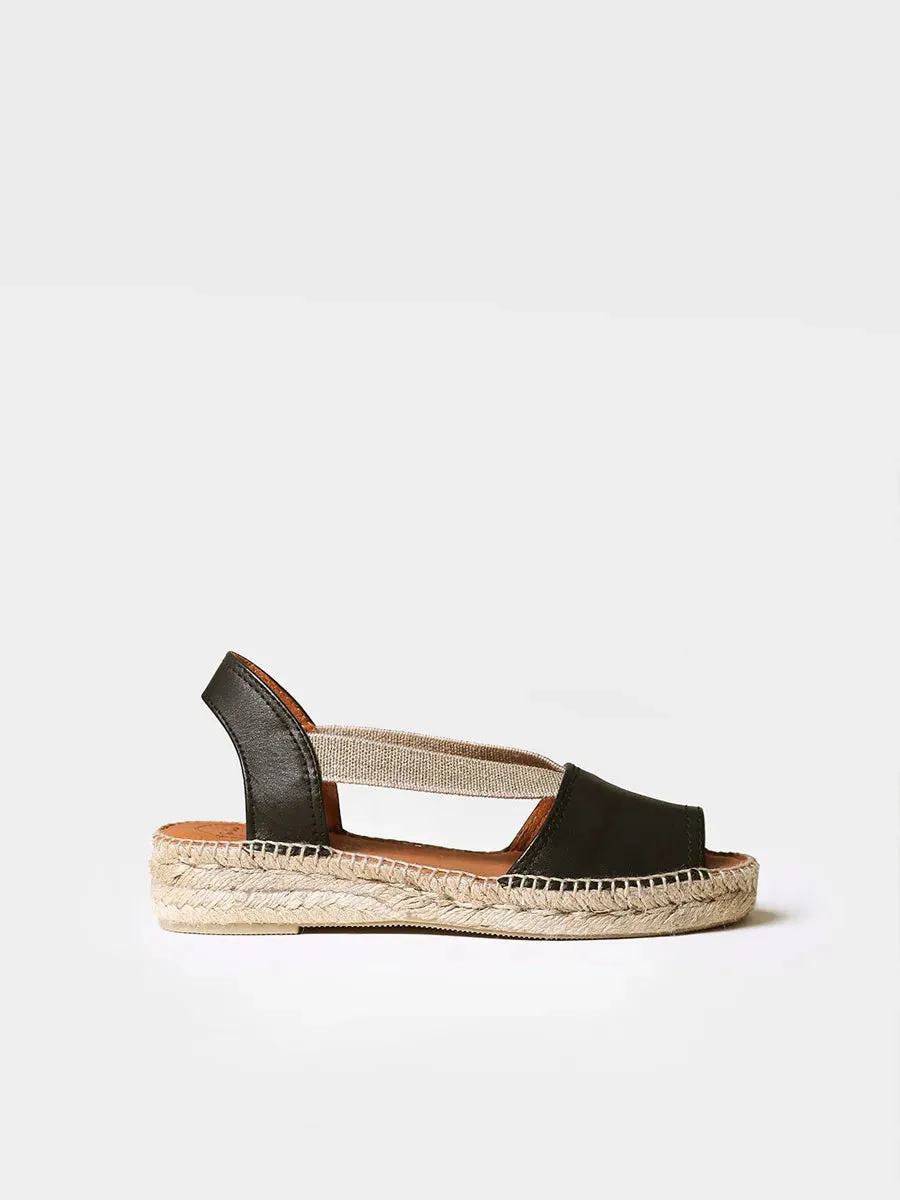 Flat leather sandal - ETNA
