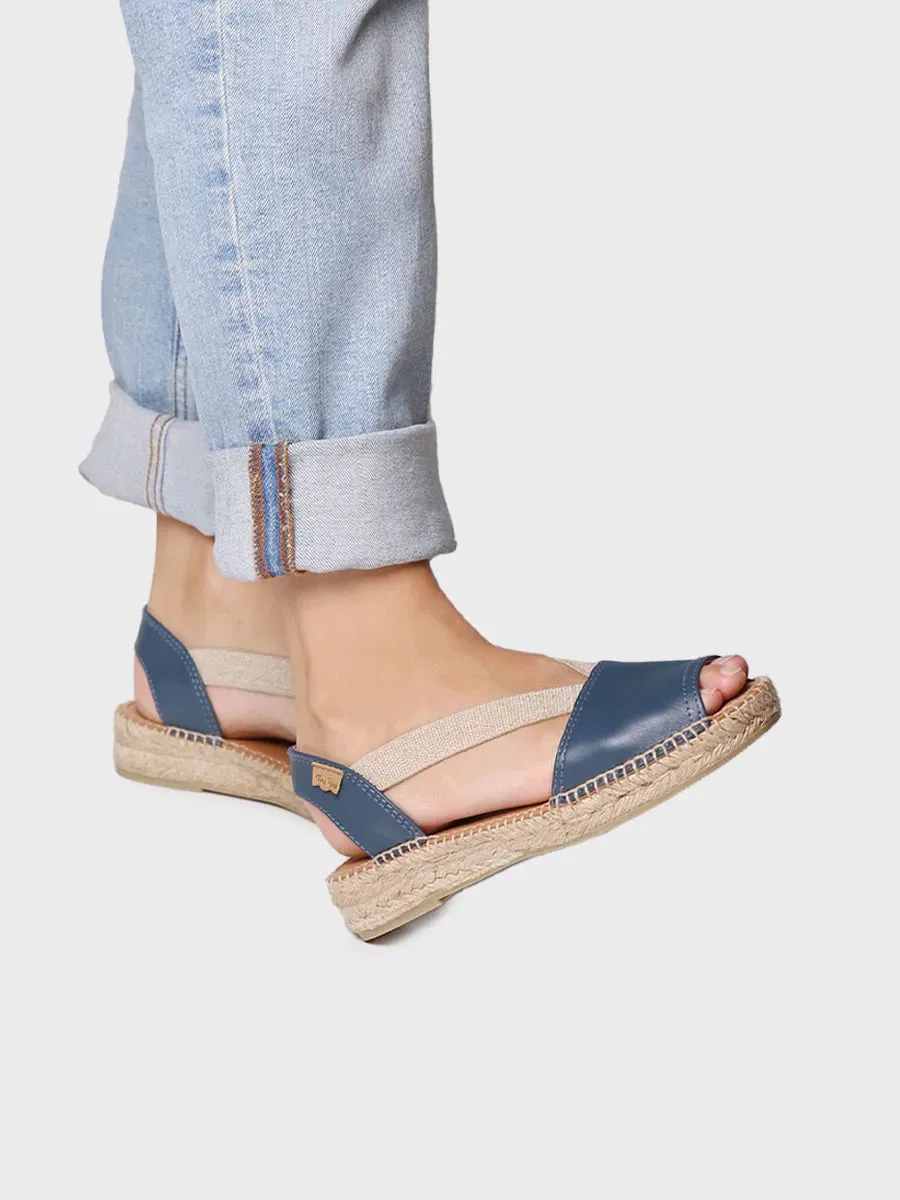 Flat leather sandal - ETNA