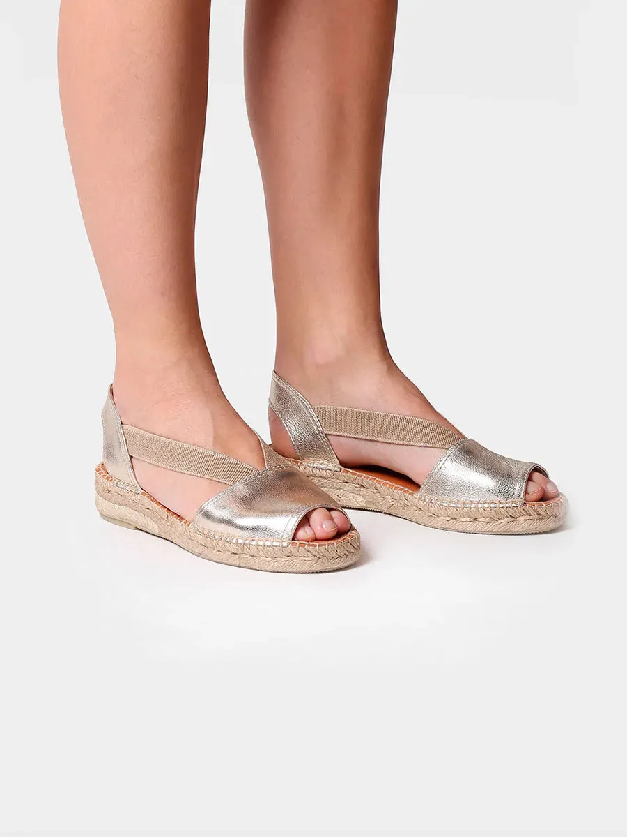 Flat leather sandal - ETNA
