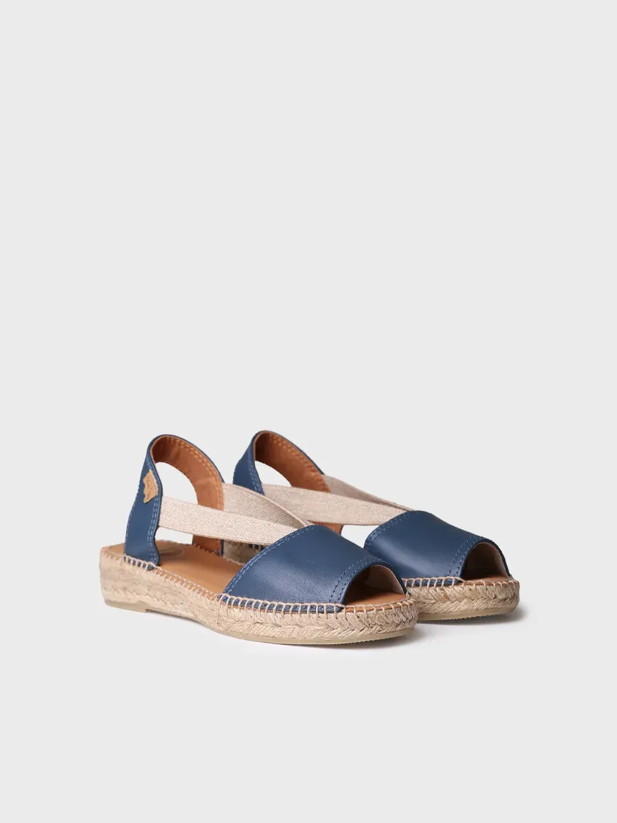 Flat leather sandal - ETNA