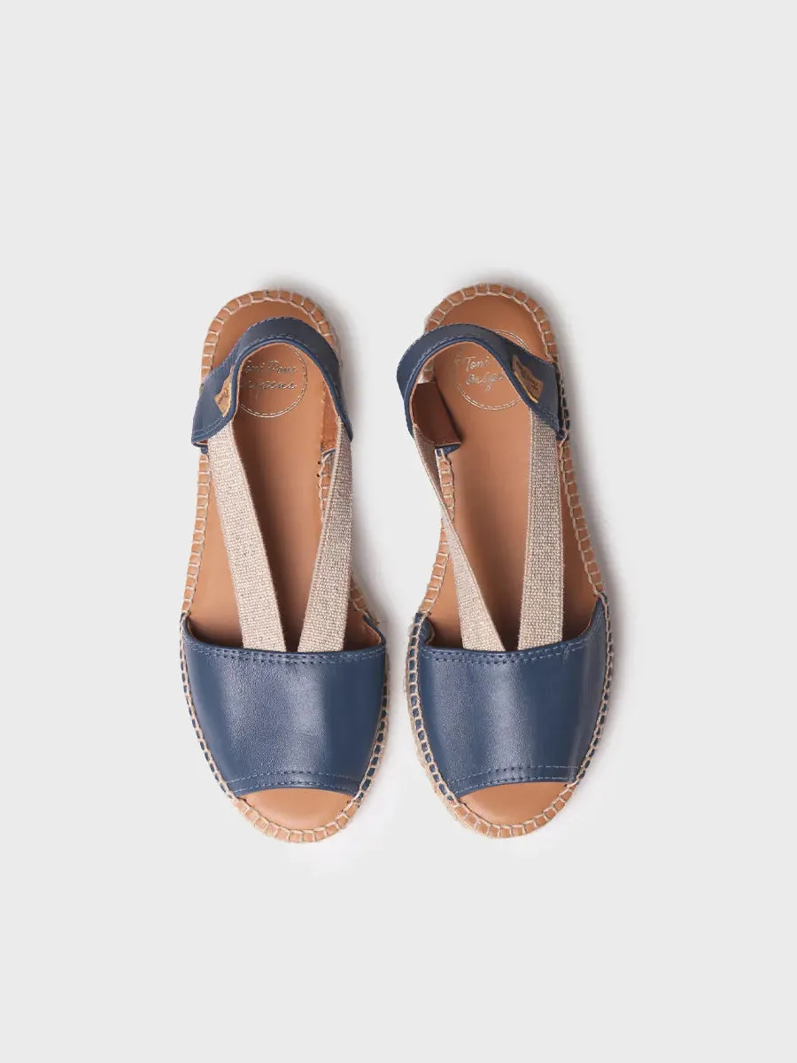 Flat leather sandal - ETNA