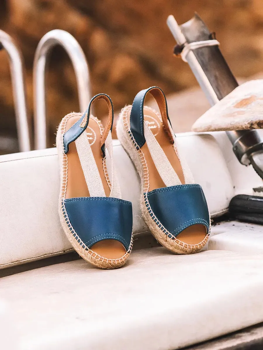 Flat leather sandal - ETNA