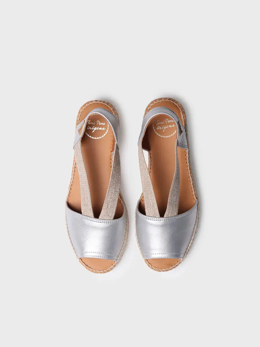 Flat leather sandal - ETNA