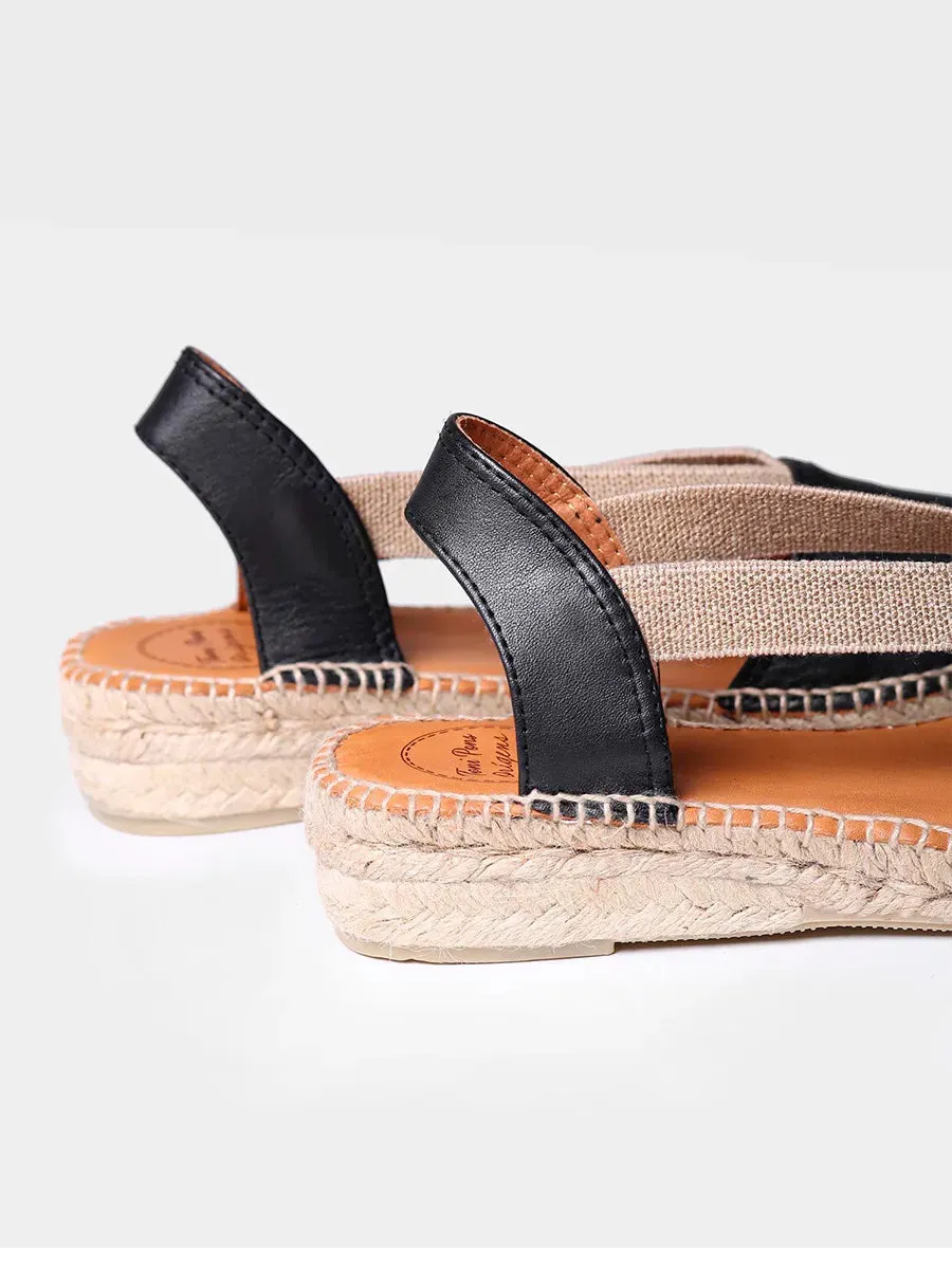 Flat leather sandal - ETNA