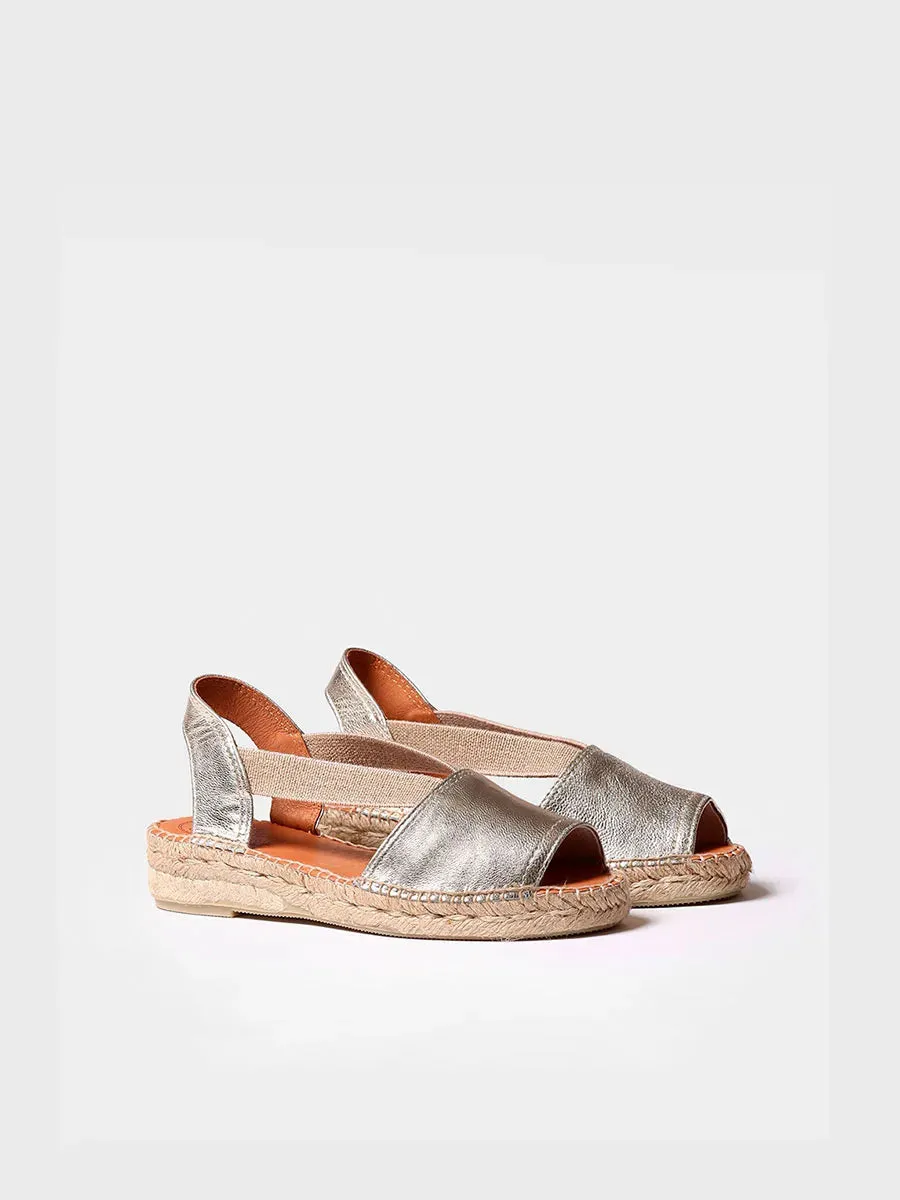 Flat leather sandal - ETNA