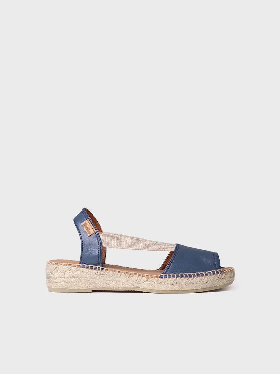Flat leather sandal - ETNA