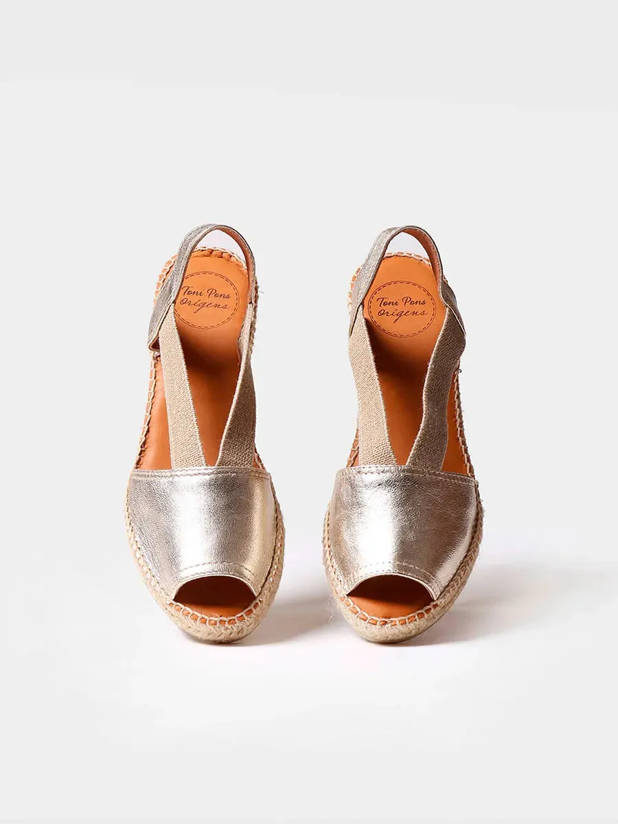Flat leather sandal - ETNA