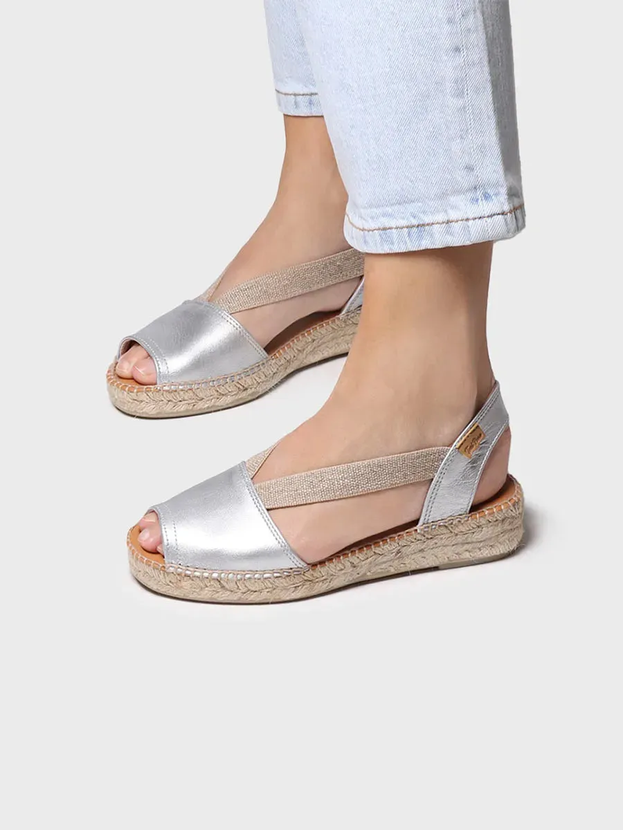 Flat leather sandal - ETNA