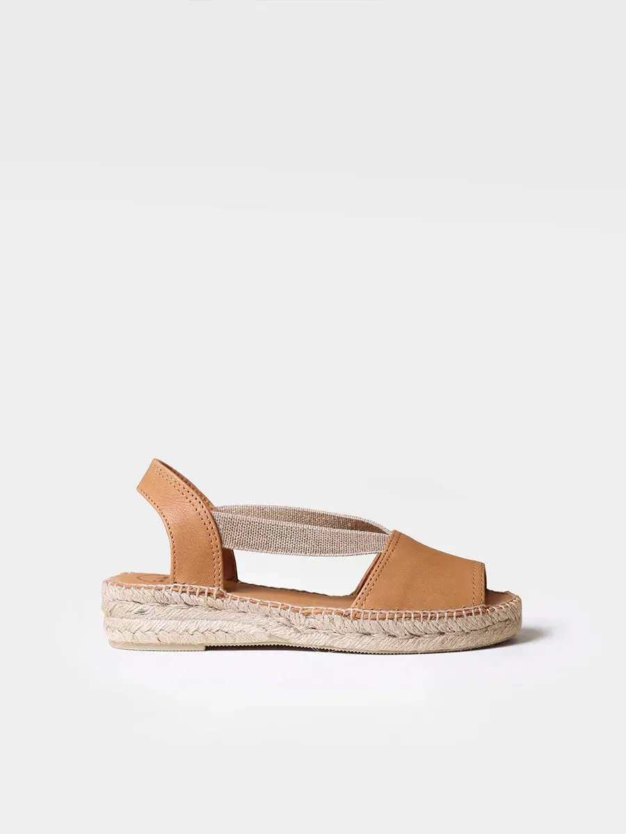 Flat leather sandal - ETNA