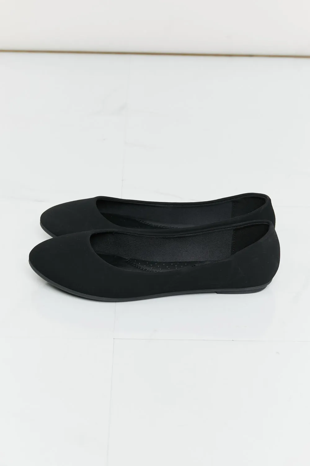 Forever Link Meet You There Flats in Black