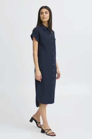 Fransa Mallia dress in navy blue