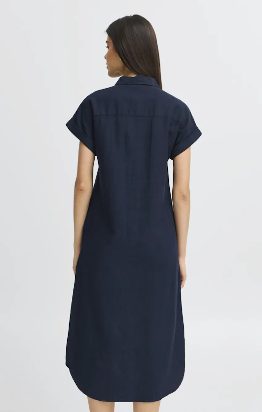 Fransa Mallia dress in navy blue