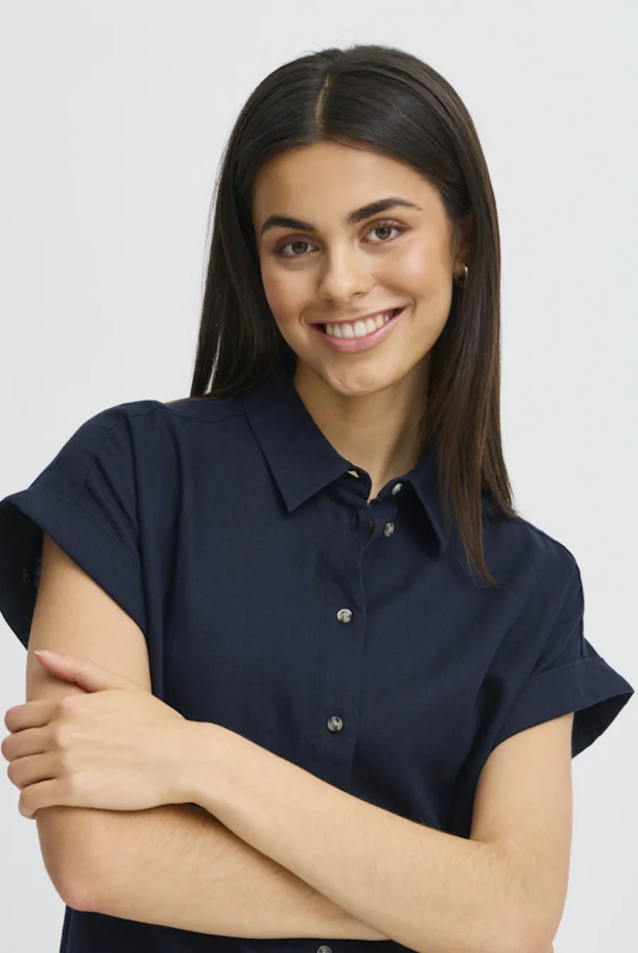Fransa Mallia dress in navy blue