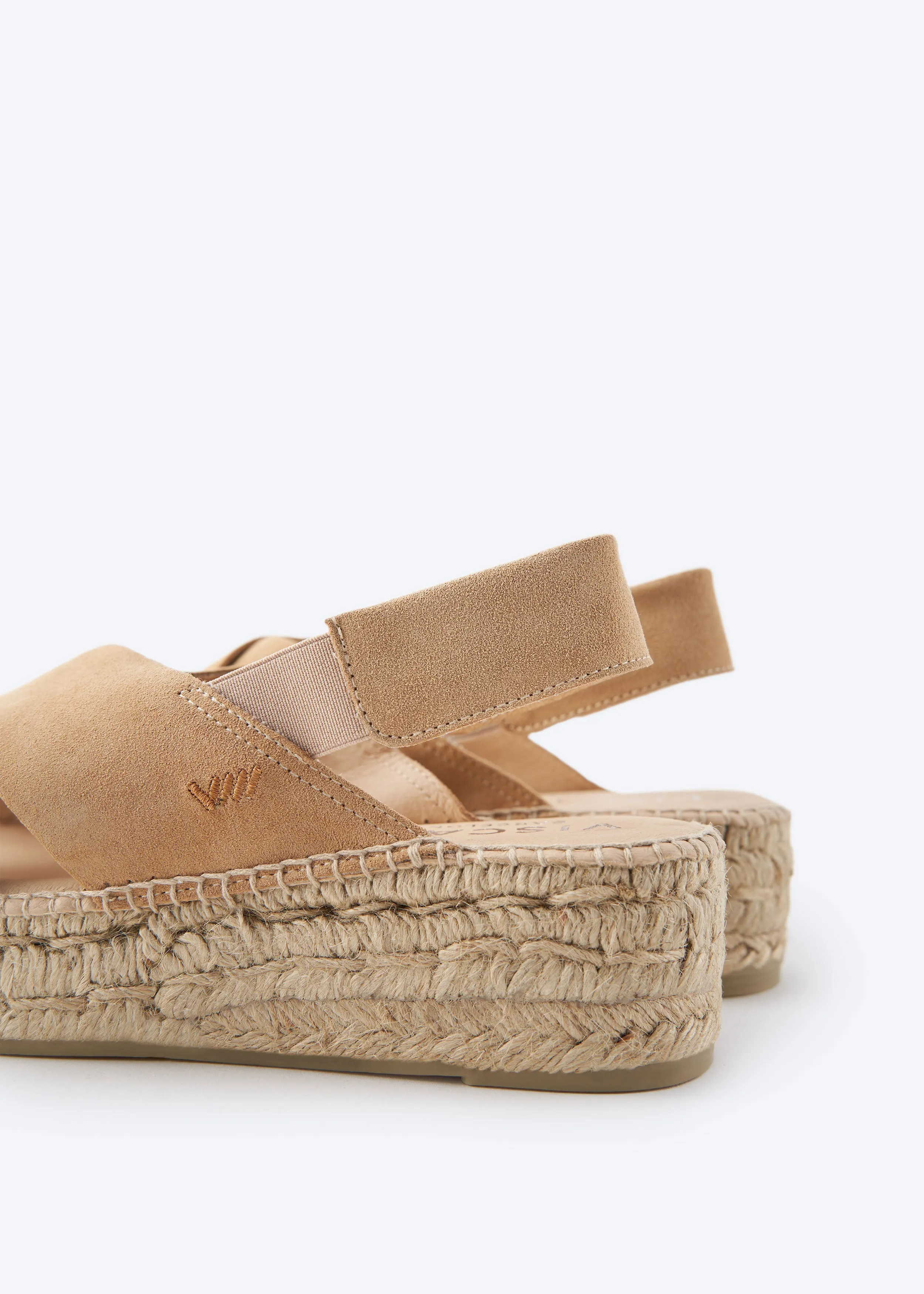 Garbi Suede Espadrille Platforms