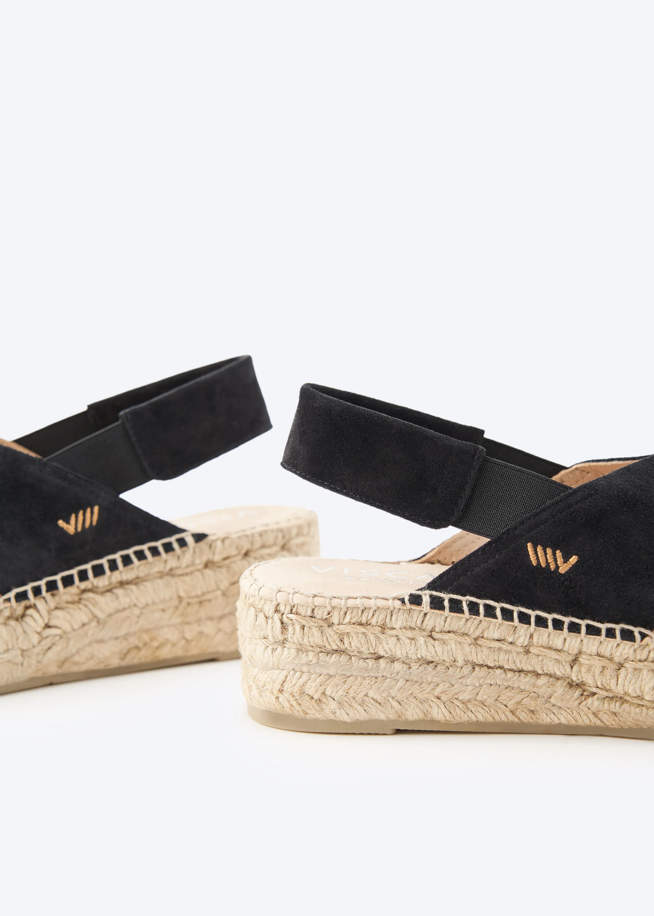Garbi Suede Espadrille Platforms