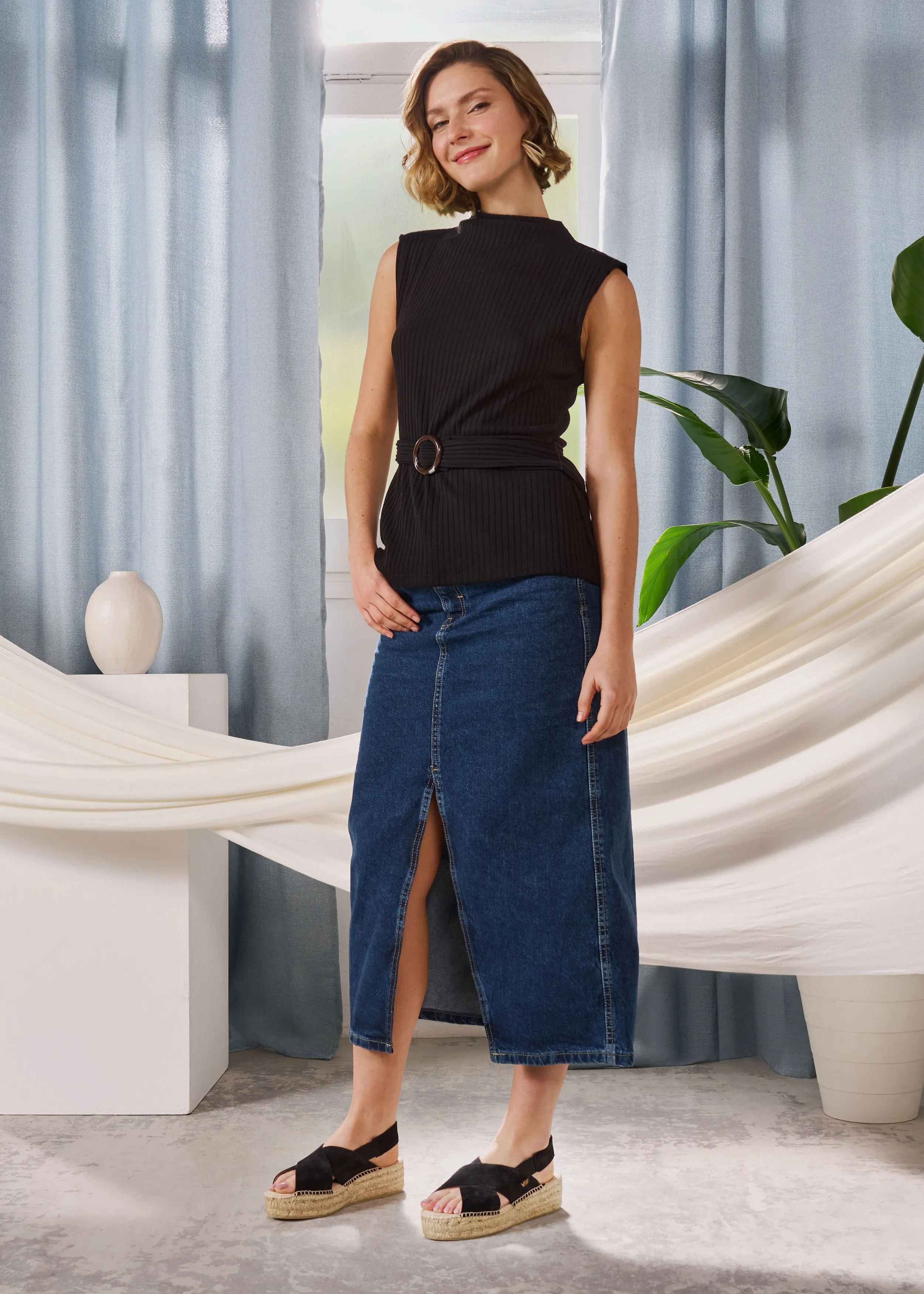 Garbi Suede Espadrille Platforms