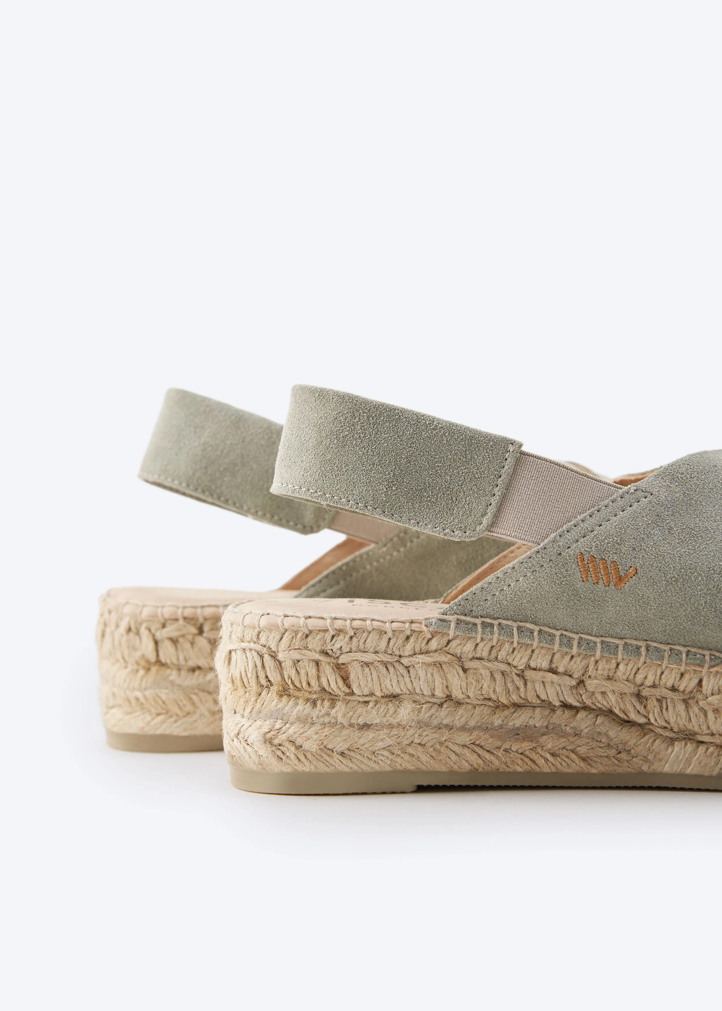 Garbi Suede Espadrille Platforms