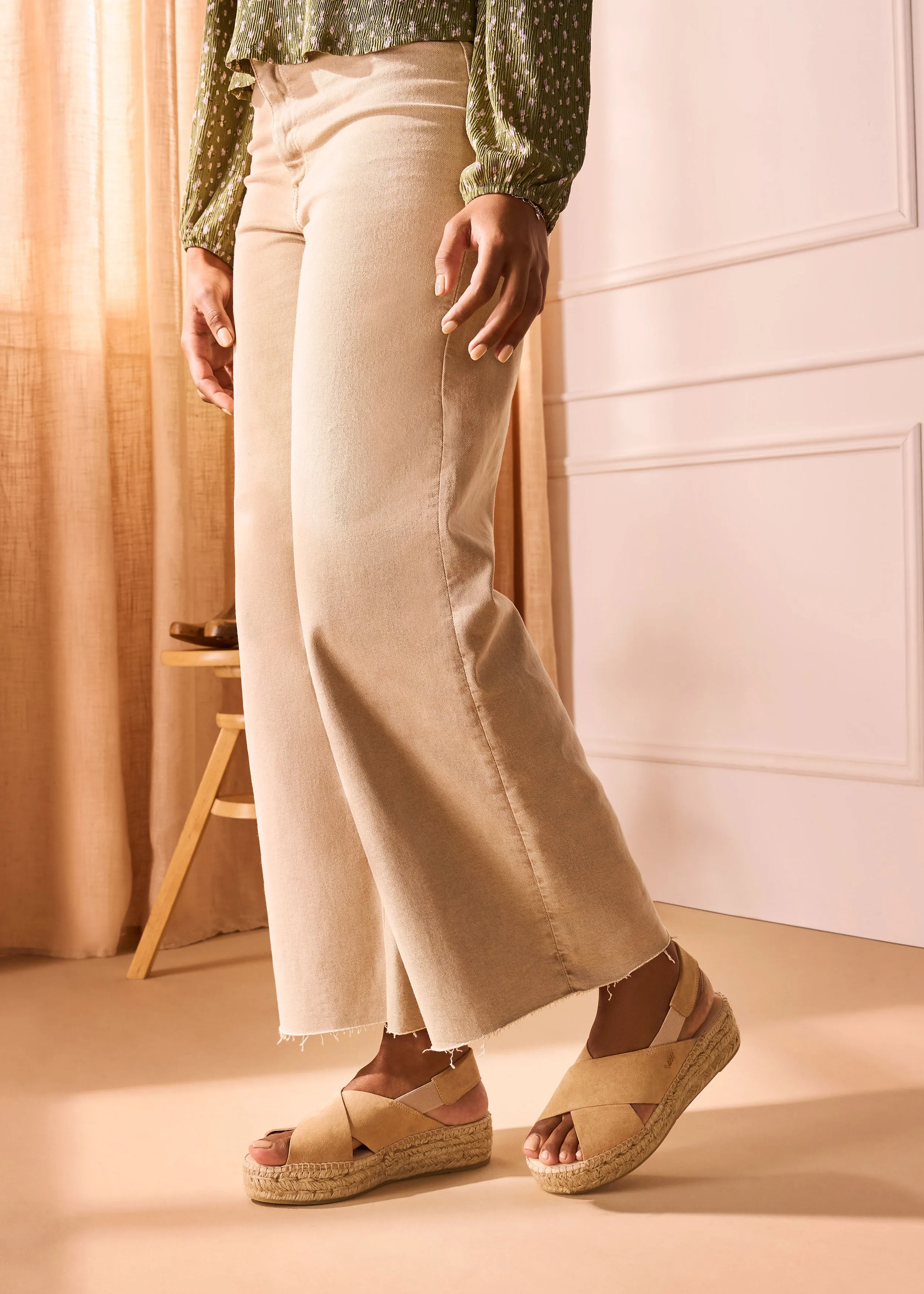 Garbi Suede Espadrille Platforms