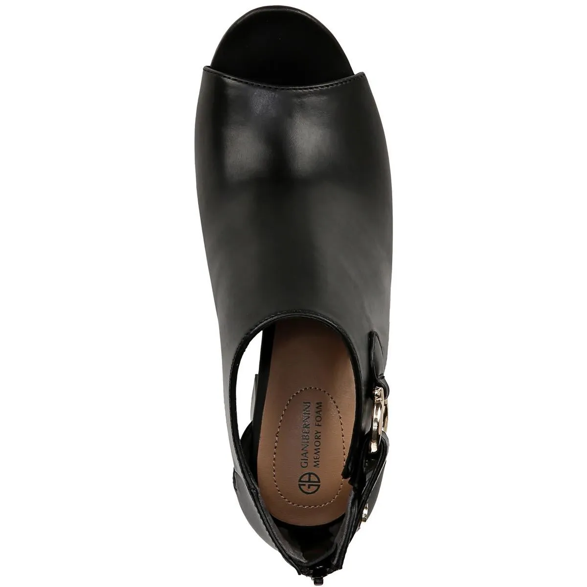 Giani Bernini Womens ARIIANNA Buckle Leather Espadrille Heels