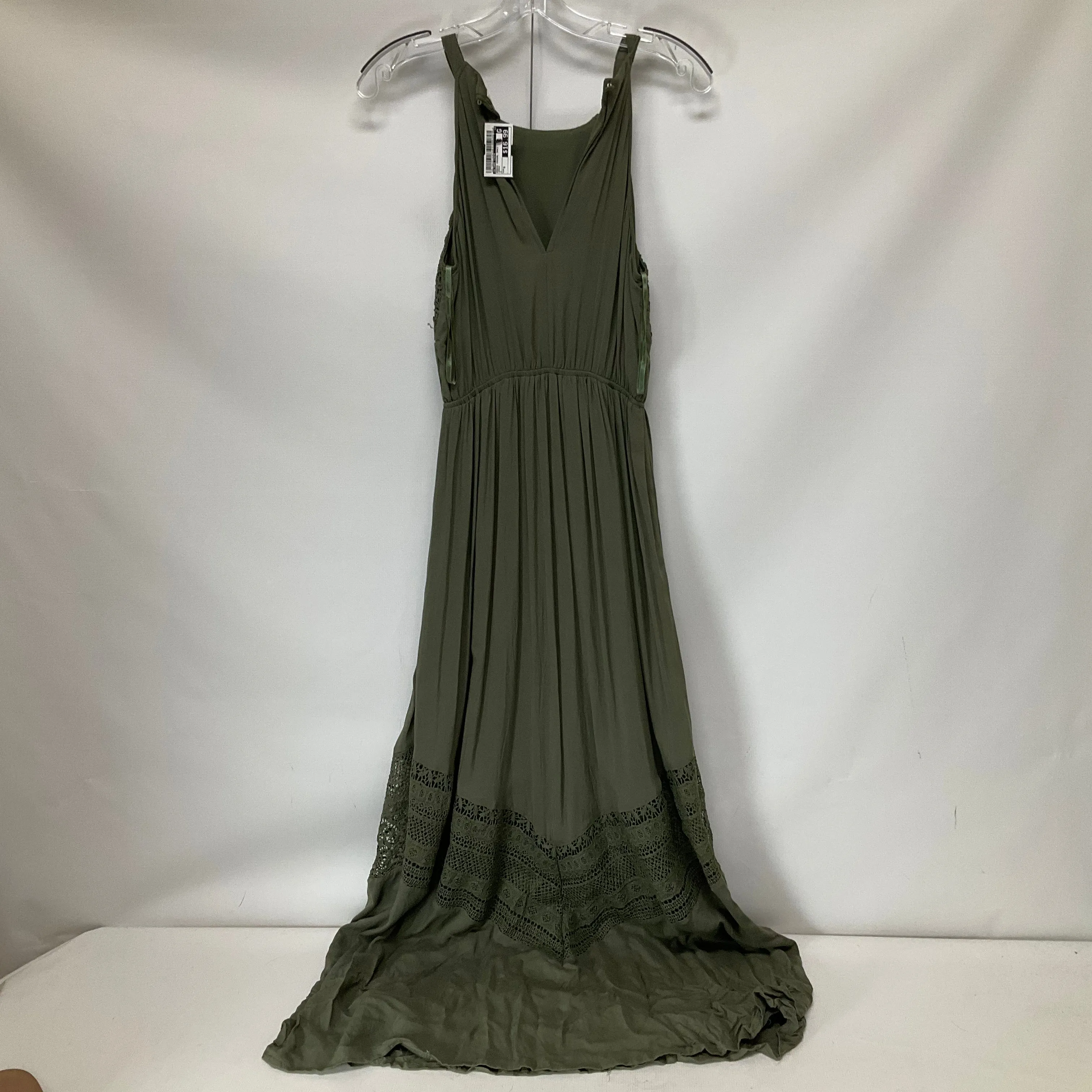 Green Dress Casual Maxi Altard State, Size S