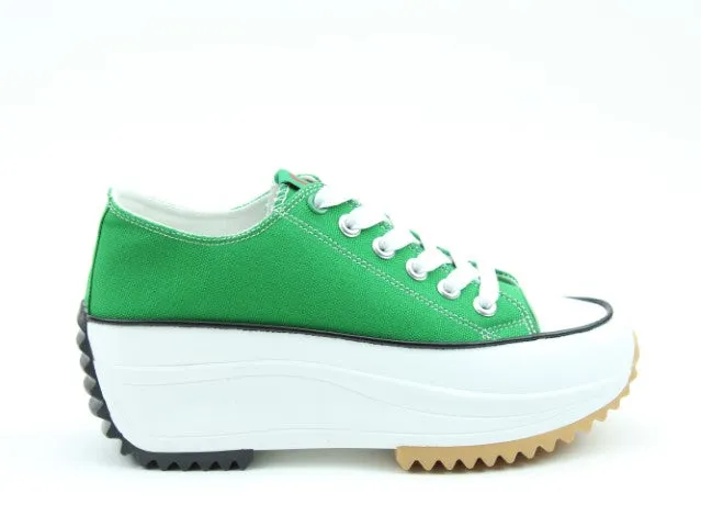 Heavenly Feet Strata Platform Laced Trainer